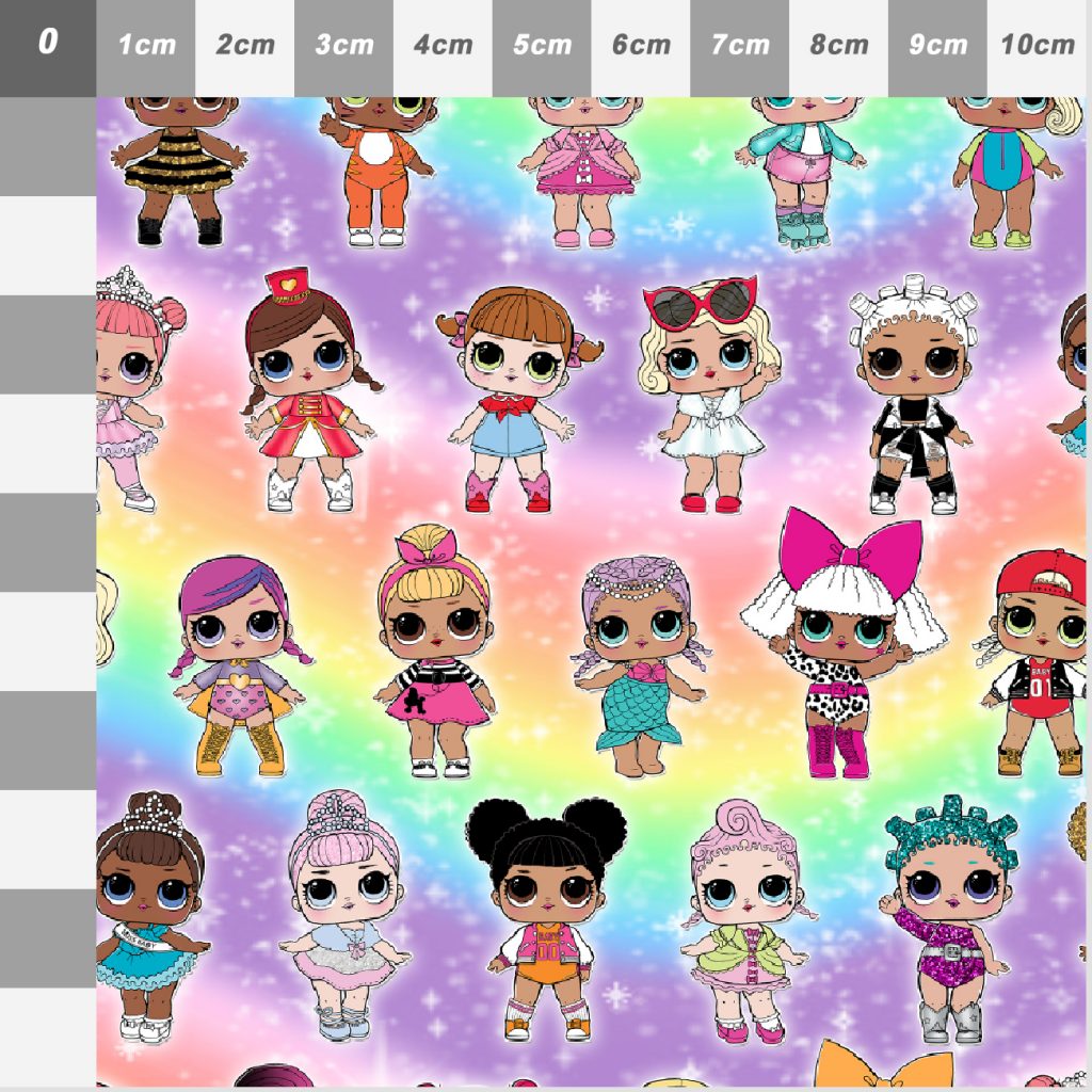 rainbow lol doll